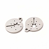Non-Tarnish 201 Stainless Steel Charms STAS-E188-08P-3