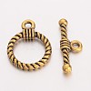 Tibetan Style Alloy Toggle Clasps LS-EA9138Y-1