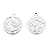 Non-Tarnish 201 Stainless Steel Pendants STAS-N098-248P-1