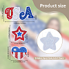 15Pcs 3 Styles Handicraft Beading Felt Appliques PATC-FH0001-24-2