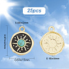Rack Plating Alloy Enamel Pendants FIND-SC0003-84-2