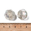 Acrylic Rhinestone Rondelle Beads OACR-S048-02J-3