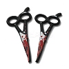 Opaque Resin Halloween Horror Goth Pendants LS-FIND-CJC0015-18F-2