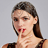 1Pc Rhinestone Mesh Headpiece Cap OHAR-WR0001-03G-6