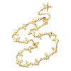 304 Stainless Steel Butterfly Link Chain Necklaces for Women NJEW-G178-16G-4