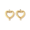304 Stainless Steel Hollow Connector Charms STAS-L022-416G-1