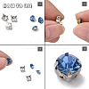 Non-Tarnish 201 Stainless Steel Sew on Prong Settings LS-STAS-L229-06P-3