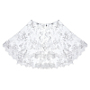 Detachable Polyester Bridal Lace Shawls AJEW-WH0696-057-1
