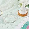 120Pcs Flower Tibetan Style Alloy Toggle Clasps FIND-SP0001-59-4
