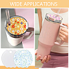 10Pcs Acrylic Heat Transfer Blanks Lid Decorations DIY-BC0013-71A-6