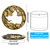 Zinc Alloy Candle Lids PALLOY-PH0013-61-2