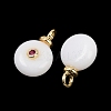 Natural White Jade Pendants G-Z134-02G-02-2