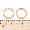 Ion Plating(IP) 304 Stainless Steel Huggie Hoop Earrings EJEW-F111B-21mm-G-3