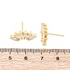 Horse Eye Sparkling Cubic Zirconia Stud Earrings for Her X-ZIRC-C025-25G-3