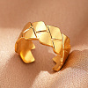 304 Stainless Steel Cuff Rings FS-WGFBCF4-11-1