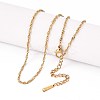 2MM 304 Stainless Steel Singapore Chains Necklaces NJEW-N058-06G-1