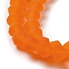 Imitate Austrian Crystal Frosted Glass Beads Strands EGLA-A039-T2mm-MD11-3