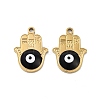 Ion Plating(IP) 316 Stainless Steel Enamel Pendants STAS-U014-72G-03-1
