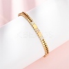 304 Stainless Steel Micro Pave Cubic Zirconia Hinged Bangles for Women BJEW-Z146-03G-4