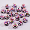 Cloth & Rhinestone Flower Ornament Accessories DIY-WH0302-80-3