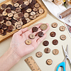200Pcs Coconut Buttons BUTT-ME0001-25A-3