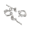 Brass Toggle Clasps X-KK-B129-20P-2