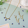 21Pcs 7 Styles Brass Enamel Charms KK-TA0003-19C-8