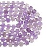 Natural Lavender Amethyst Beads Strands G-G453-G13-7x12mm-5