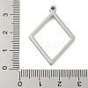 Non-Tarnish 304 Stainless Steel Laser Cut Pendants STAS-U009-03B-P-3