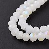 Electroplate Glass Beads Strands EGLA-A044-J8mm-L05-4