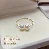 Textured Round Brass Jewelry Wires KK-N258-03S-5