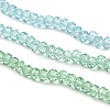 Transparent Painted Glass Beads Strands DGLA-A034-T1mm-A16-4