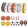 DIY Sport Theme Bracelet Earring Making Kit DIY-TA0005-86-2