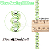 25M Metallic Yarn Lace Ribbons OCOR-GF0003-09D-2