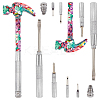 Flower Print Brass & Iron Hammer Set TOOL-WH0030-07P-1