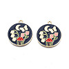 Alloy Enamel Pendants X-ENAM-N055-113B-2
