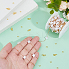 DIY Brass ABS Imitation Pearl Bead Handmade Chains Necklaces Making Kits DIY-HS0001-65C-3