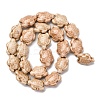 Handmade Porcelain Beads Strands LAMP-G140-02O-2
