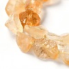 Rough Raw Heated Natural Citrine Beads Strands G-G010-13-3