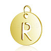 304 Stainless Steel Charms Ion Plating(IP) A-STAS-S105-T514G-R-1