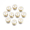 Alloy Enamel Beads X-ENAM-N052-006-01T-RS-1