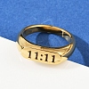304 Stainless Steel Plain Band Finger Rings RJEW-P152-01G-3