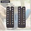 PU Leather Lace-in Boot Zipper Inserts DIY-WH0043-51AB-02-2