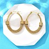201 Stainless Steel Hoop Earrings LS-EJEW-Q026-15G-B-1