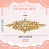 Rhombus Iron on Rhinestone Appliques DIY-WH0304-975A-2