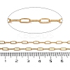 PVD Vacuum Plating 304 Stainless Steel Paperclip Chains CHS-H026-02G-02-2