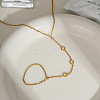 304 Stainless Steel Cable Chain Bracelets LS-MG3461-3