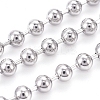Tarnish Resistant 304 Stainless Steel Ball Chains CHS-A002B-4.0mm-1