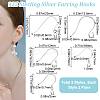 10 Pairs 5 Style 925 Sterling Silver French Hooks with Coil and Ball STER-BBC0006-07-2