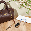 2Pcs Glass & Acrylic & Alloy Keychain KEYC-NB00028-4